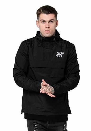 Sik Silk Cazadora Energy Windbreaker Negro Hombre S Negro