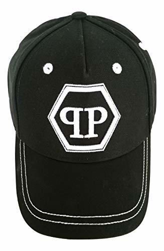 PHILIPP PLEIN Sombrero de béisbol Cap Statement S19A BAC0079 PTE003N Negro