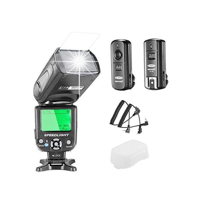 Electrónica Neewer NW-562 E-TTL  Flash Speedlite Kit para Canon DSLR con NW-562