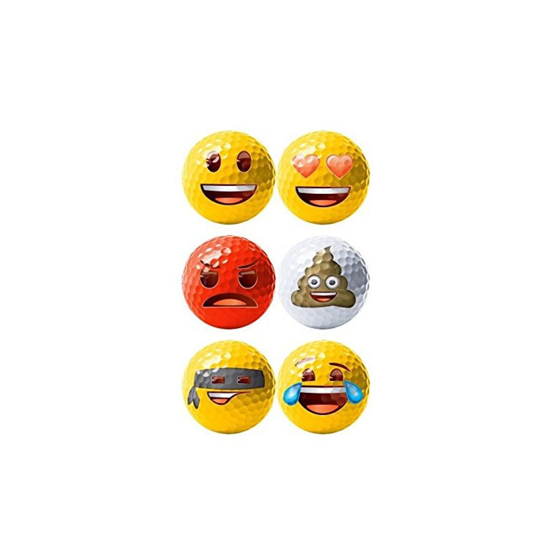 Fitness Emoji Oficial diseño Divertido Pelotas de Golf