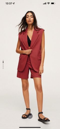 Chaleco traje algodón 