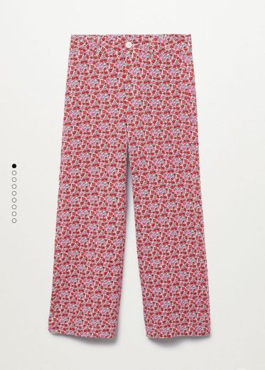 Pantalón culotte estampado