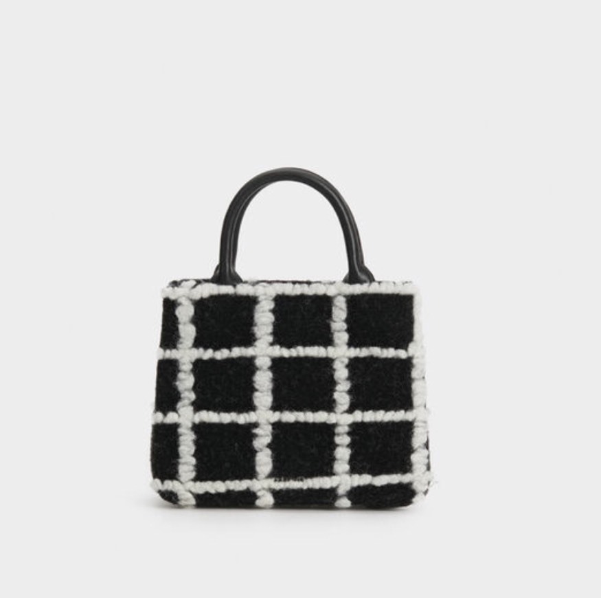 Moda Bolsa pequena - preto/branco