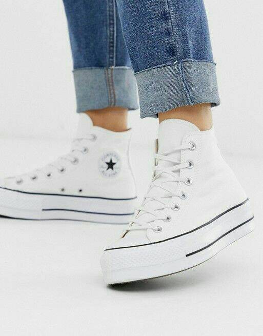 Fitness Converse Chuck Taylor All Star Hi, Zapatillas Unisex, Blanco