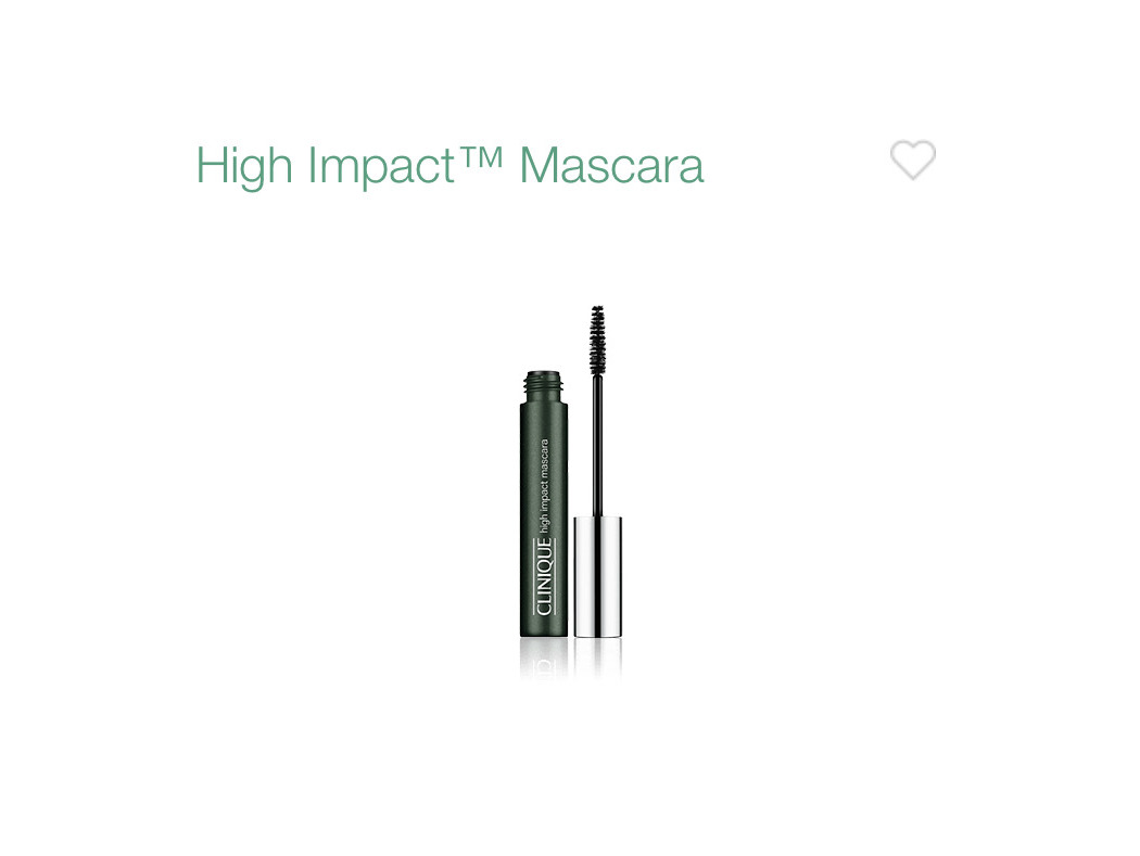 Product High impact tm mascara 