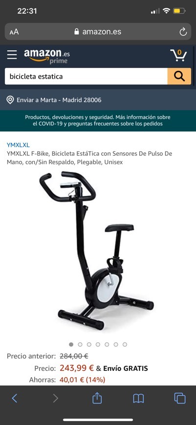 Products Bici estática 