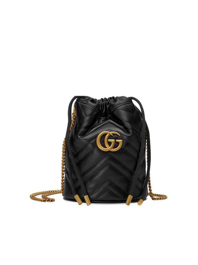 GUCCI mini GG Marmont bucket bag