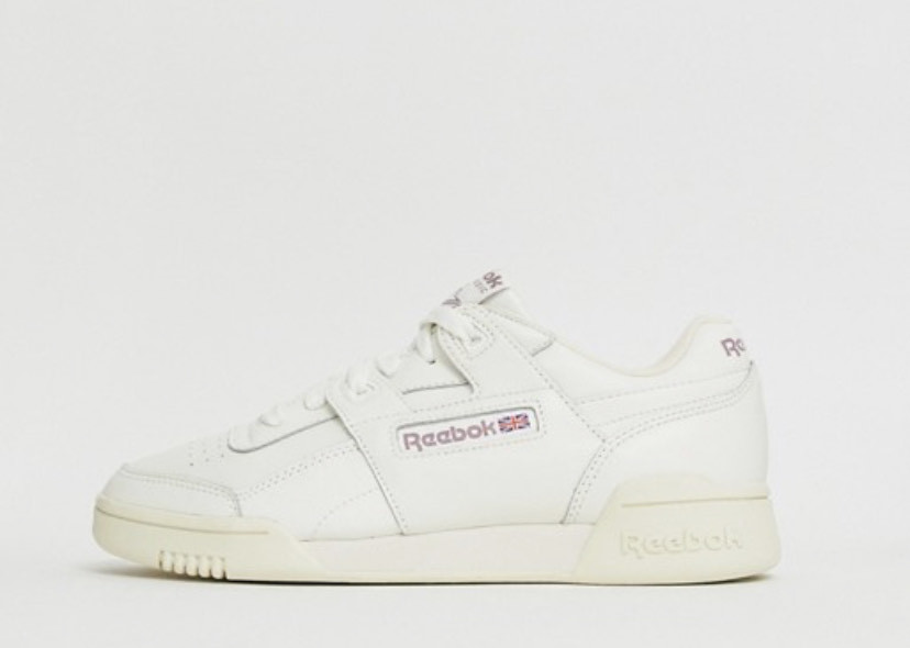 Reebok Workout Lo Plus Trainers in Chalk