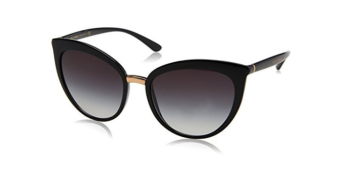 Social Dolce & Gabbana 0Dg6113, Gafas de Sol para Mujer, Negro