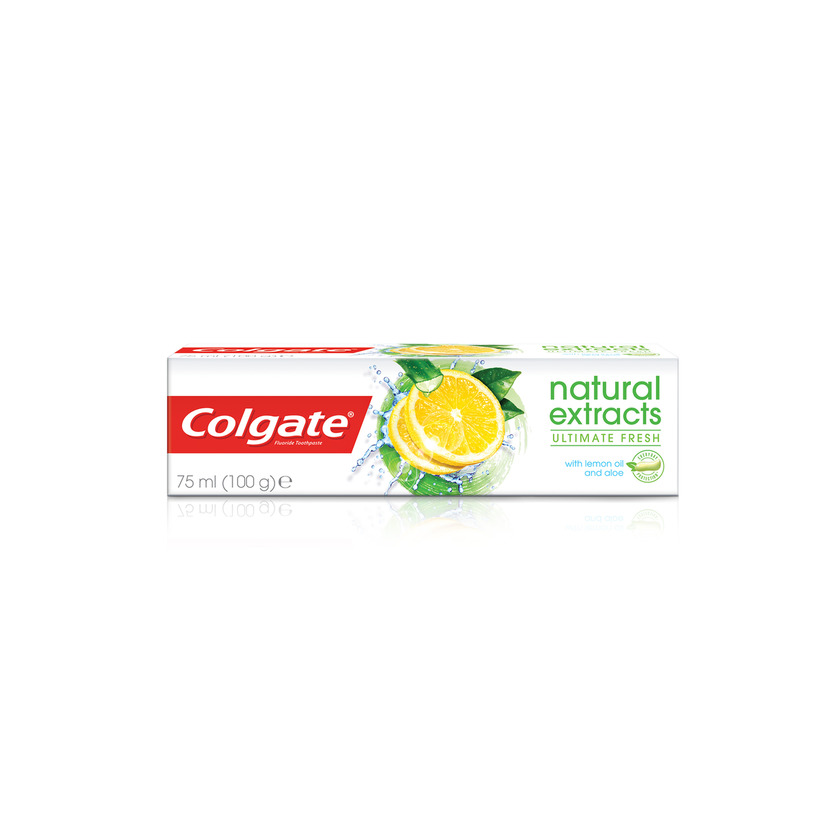 Social Colgate Naturals Extracts Limón Dentífrico - 4 Recipientes de 75 ml -