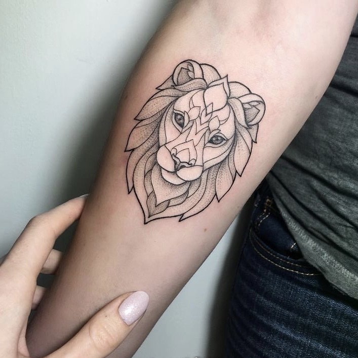 Moda Tatuagem leão