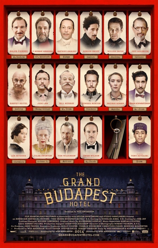 Película The Grand Budapest Hotel - Wes Anderson 