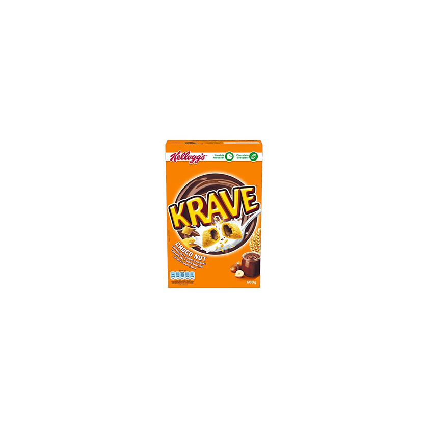 Product Kellogg's Cereales Krave Choco and Nuts - Paquete de 6 x 600