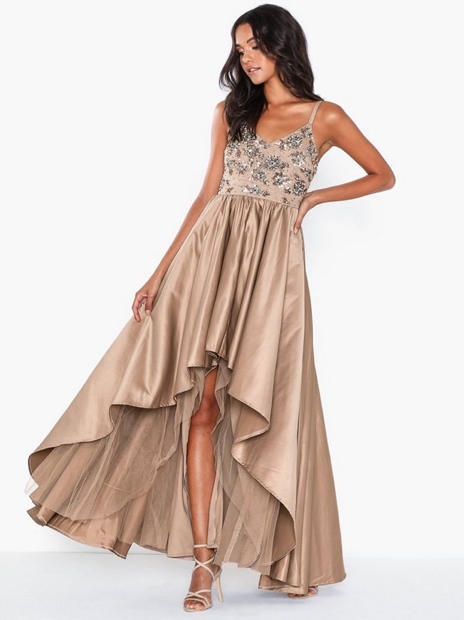 Productos NELLY beige maxi dress