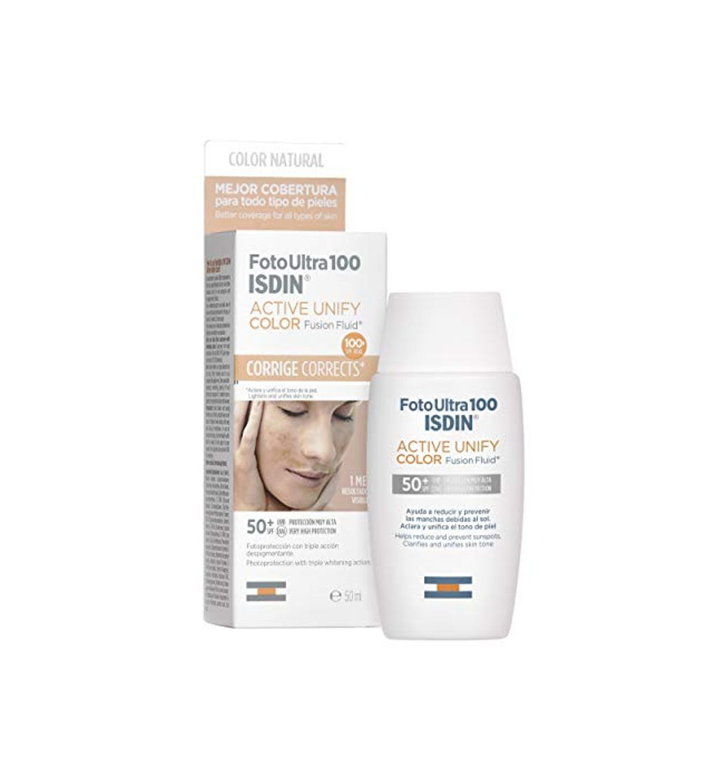 Social Foto Ultra 100 ISDIN Active Unify COLOR Fusion Fluid SPF 100+