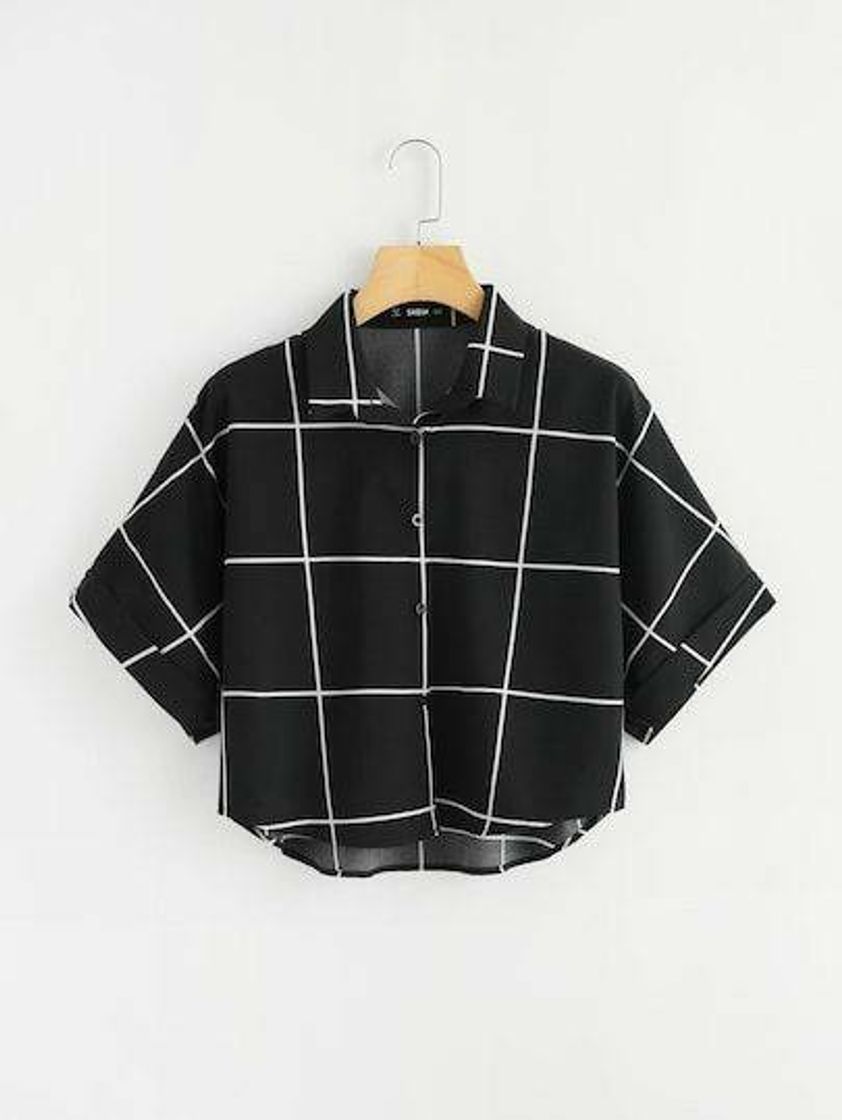 Social Camisa xadrez.