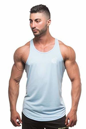 JED Dri-fit de los Hombres del Norte Microfibra Bodybuilding - Camiseta de Tirantes