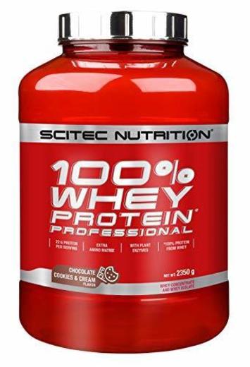 Scitec Nutrition 100% Whey Protein Professional Suplemento Nutricional de Proteinas con Sabor