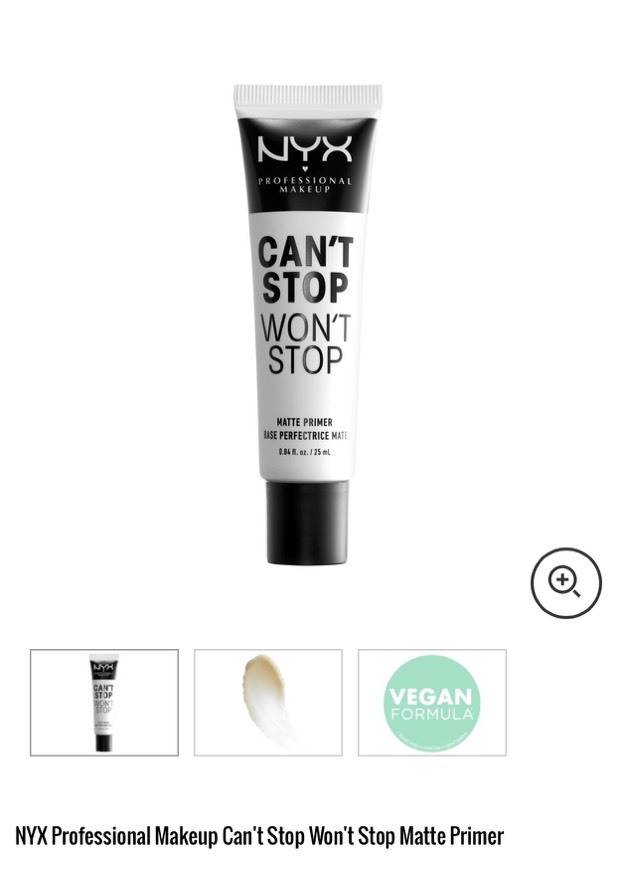 Social Primer nyx can’t stop won’t stop 