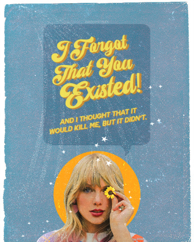 Canción I Forgot That You Existed - Taylor Swift