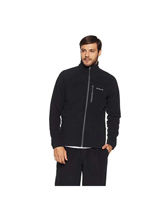 Fitness Columbia 1420421, Chaqueta Forro Polar Hombre, Negro