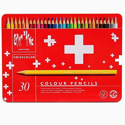 Social Caran d-Ache Swisscolor Aquarel 30's - Lápiz de color