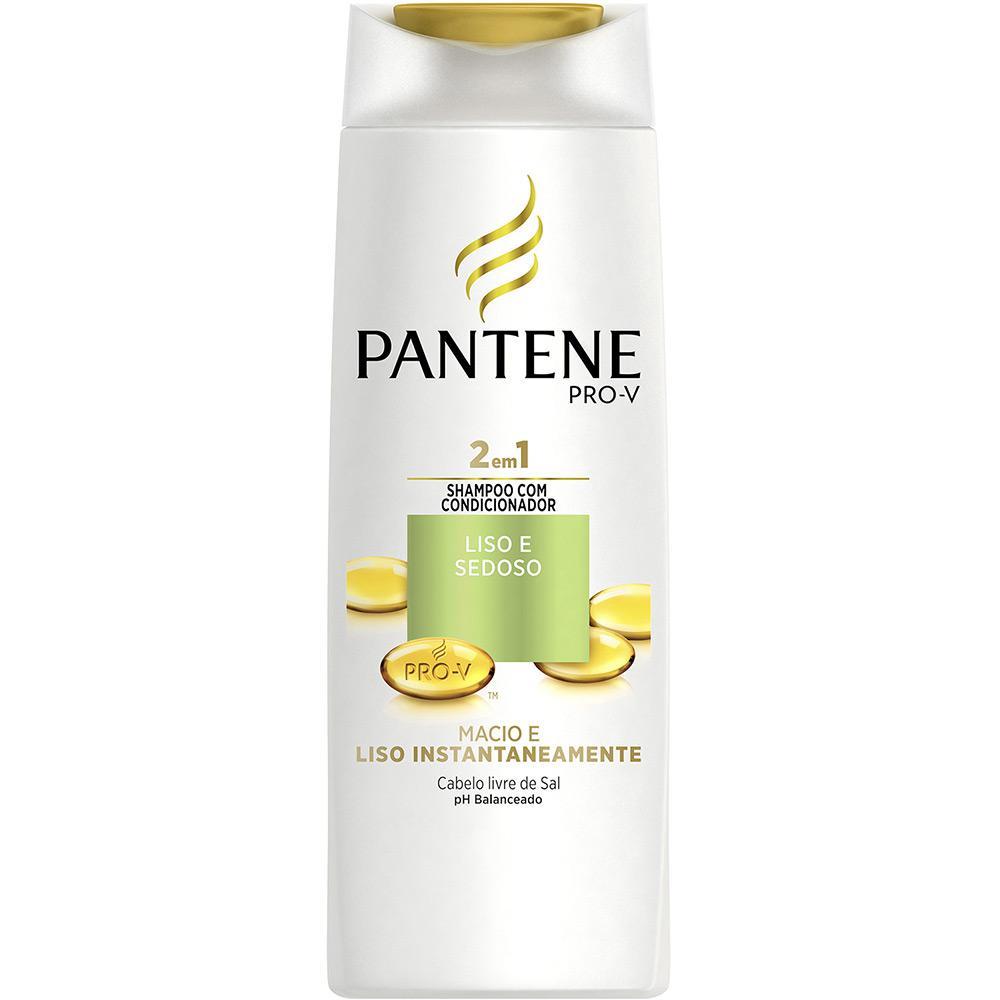 Moda Shampoo Pantene cabelo liso e sedoso