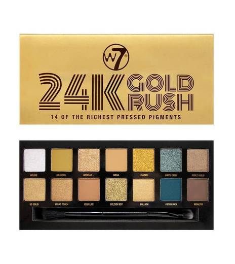 W7 24K Gold Rush Eyeshadow Palette - W7 Makeup