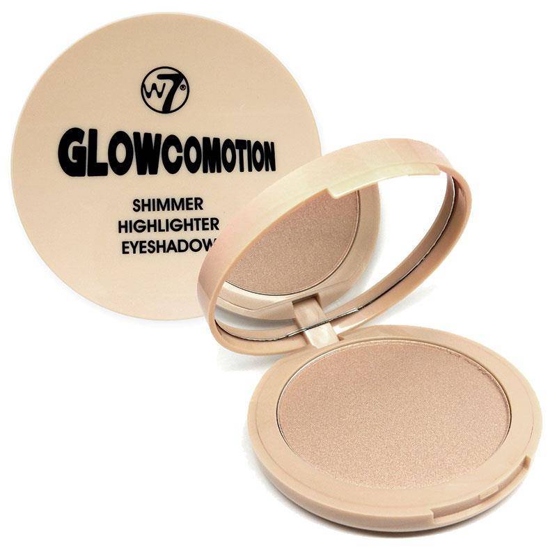 Fashion W7 Glowcomotion Highlighter, Shimmer & Eyeshadow - W7 Makeup