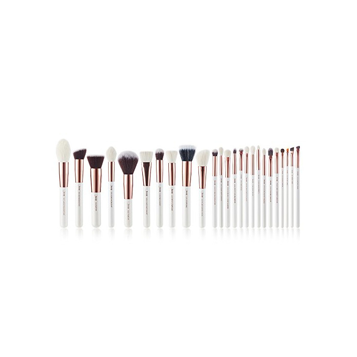 Belleza Jessup individual Makeup Brushes 25 Pcs Professional Powder Blush Foundation Lipstick Eyelashes