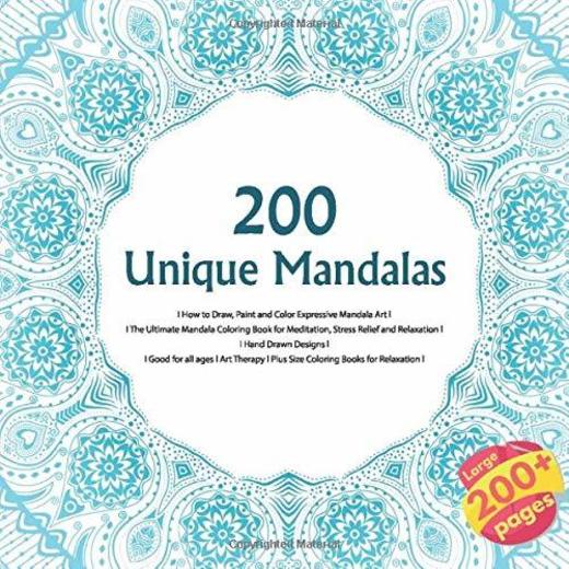 200 Unique Mandalas How to Draw