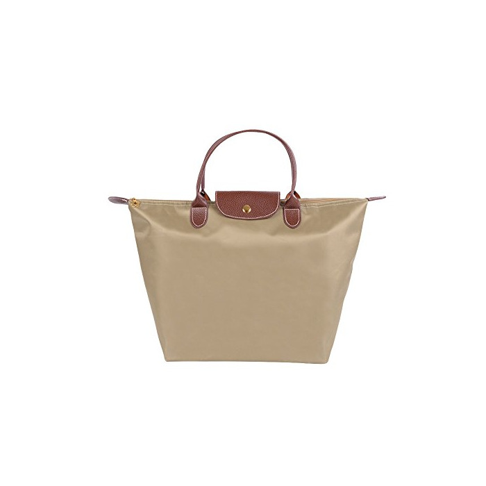 Moda Fletion - Bolso de tela para mujer caqui S