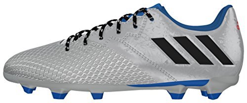 Moda adidas Messi 16.3 FG J, Botas de fútbol para Niños, Plata