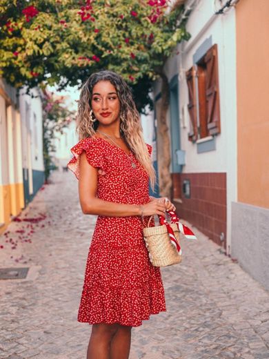 Vestido White Deer