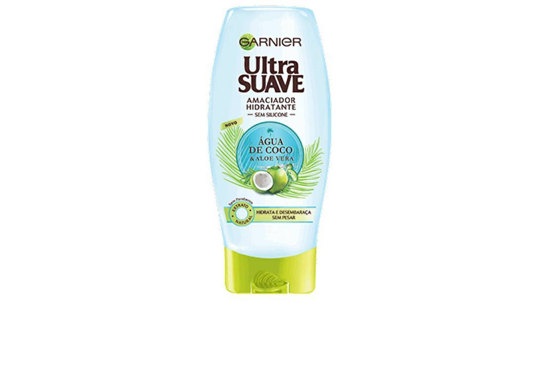 Moda Garnier ultra suave Amaciador Água de côco e aloé vera 