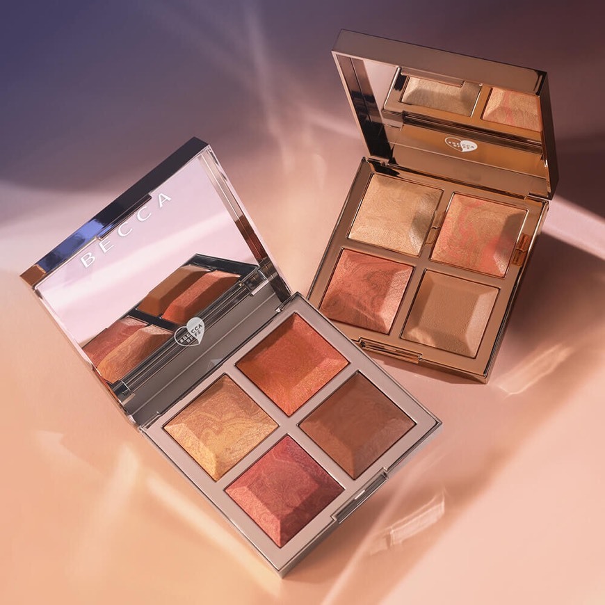 Social Becca x Khloe Kardashian & Malika Haqq BFFs Bronze, Blush & Glow