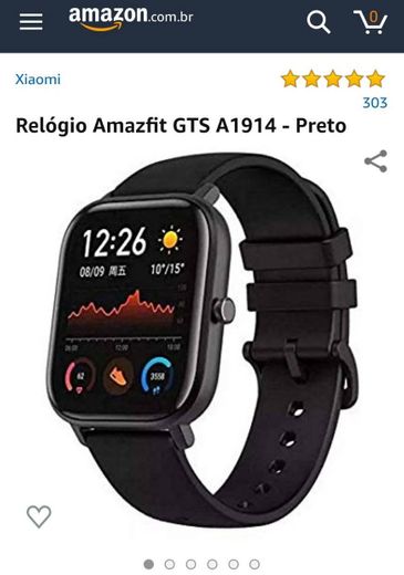 Relógio Amazfit GTS A1914
