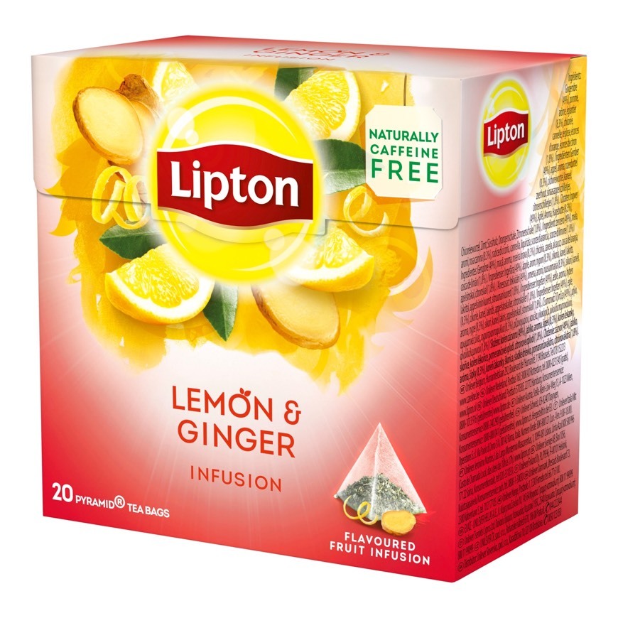 Fashion Lipton - Chá de Gengibre e limão 🍋 