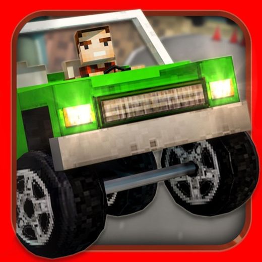 Crafting Cars . Free Hill Car Racing Game For Kids