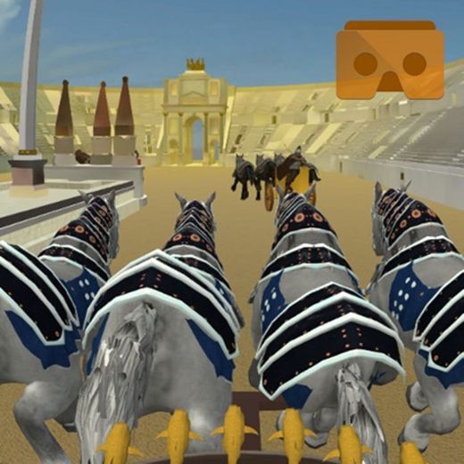 Rome Circus Maximus: Chariot Race. Cardboard VR