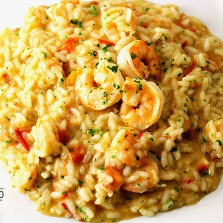 Fashion Risotto de camarão 🦐 