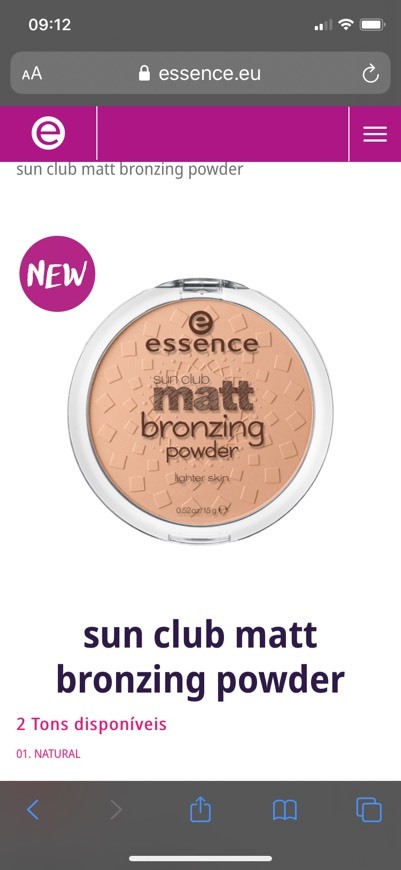 Products sun club matt bronzing powder