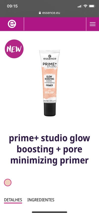 Product prime+ studio glow boosting