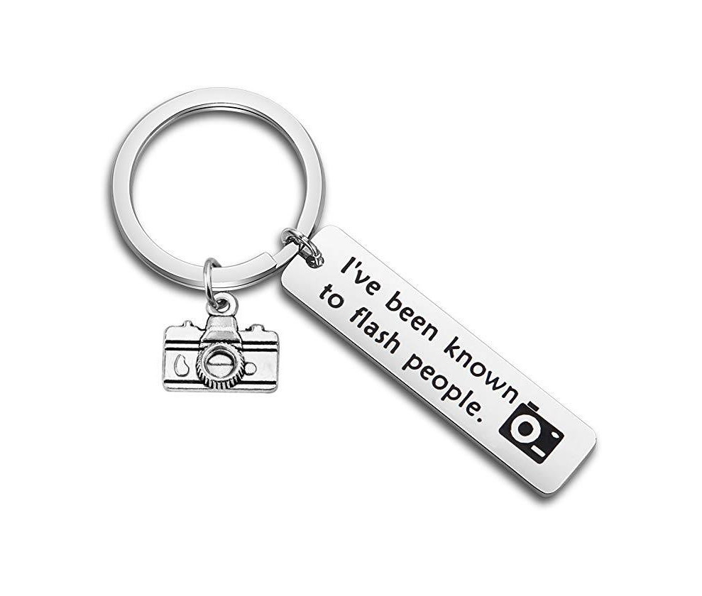 Productos Photographer Keychain I've Been Known to Flash People Gift 