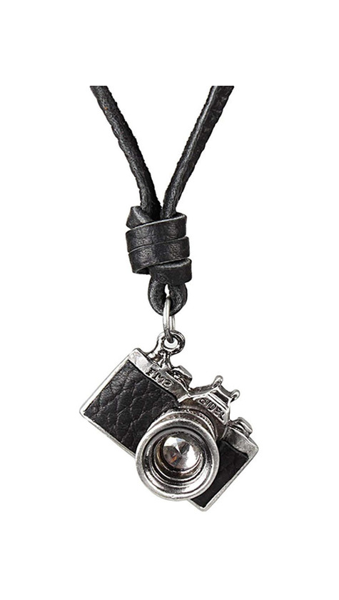 Productos Vintage Men Women Jewelry Rock Punk Camera Pendant Genuine