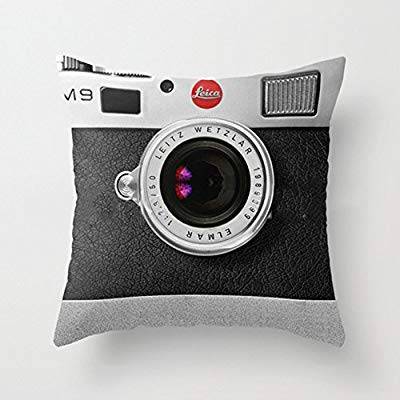 Productos Camera Printed Square Pillow Cover Creative 