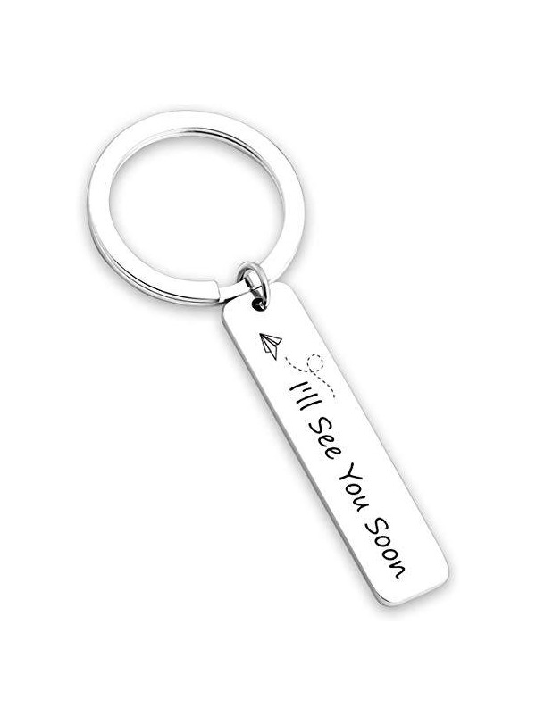 Products Long Distance Relationships Gifts I'll See You Soon Keychain