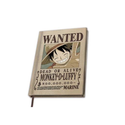 Caderno One Piece Luffy Reward · THE SHOP - Presentes Originais