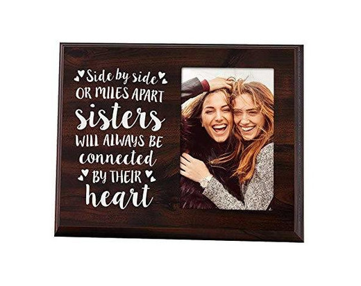 Elegant Signs Sister Gifts Photo Picture Frame 4x6 for Women