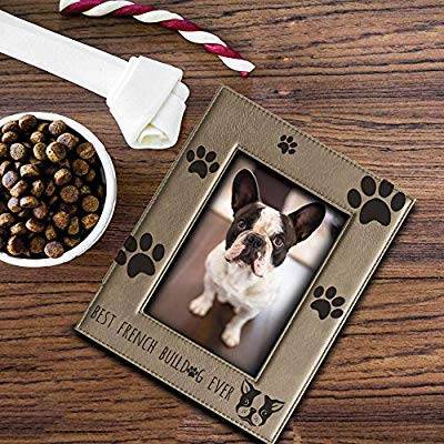 Productos BELLA BUSTA -Best French Bulldog Ever-Dog Photo Frame-French